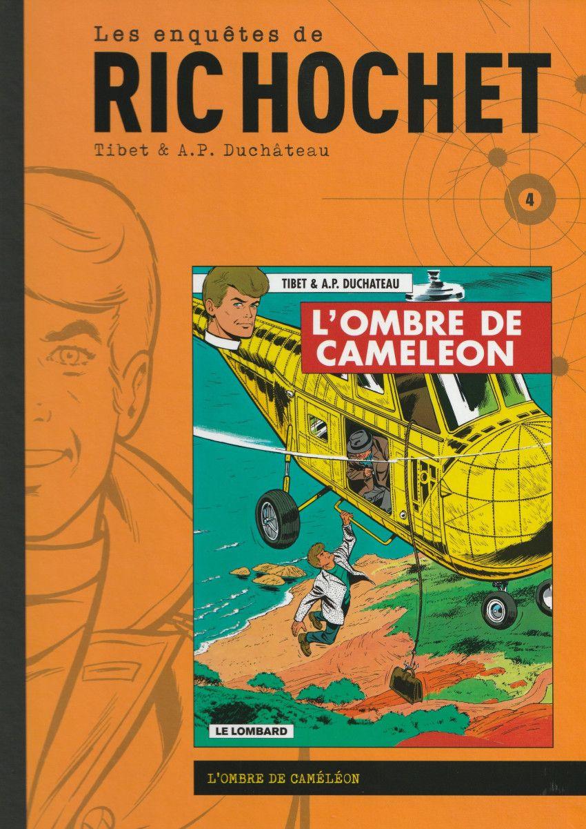 jaquette livre Les Enquêtes de Ric Hochet n°4 L'Ombre de Caméléon