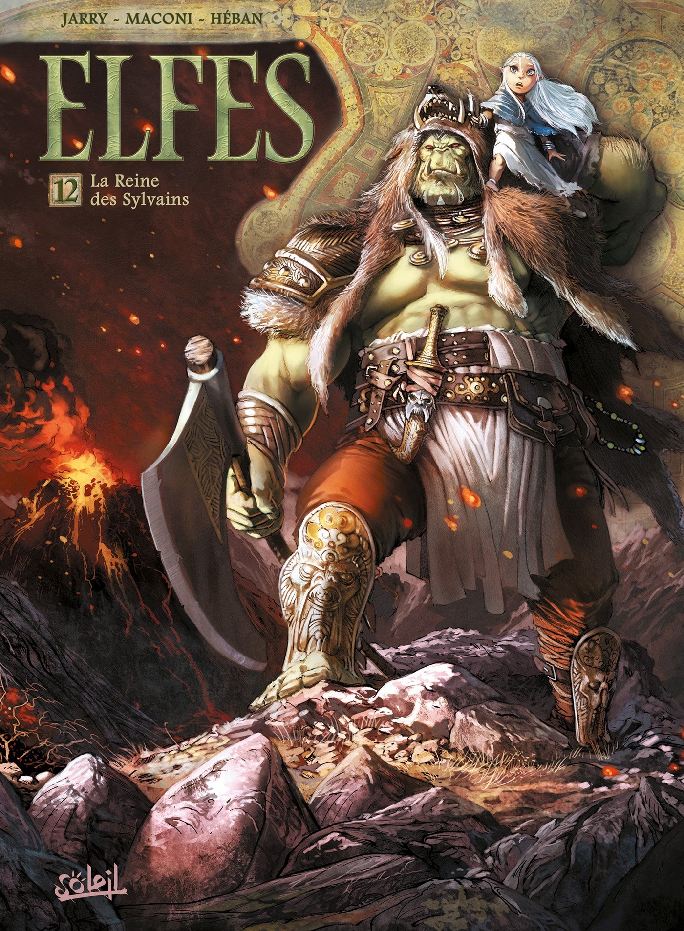 jaquette livre Elfes T12 - La Reine des Sylvains