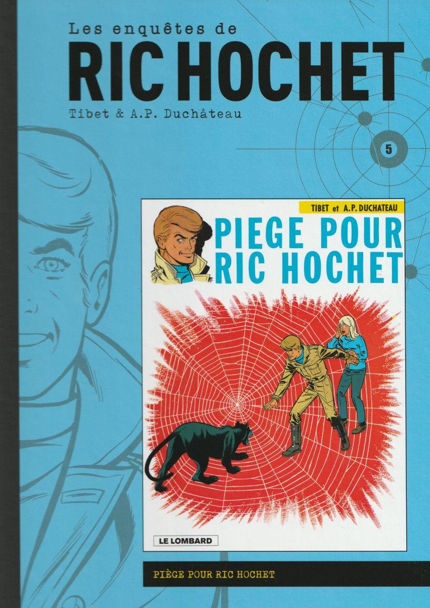 jaquette livre Les Enquêtes de Ric Hochet n°5 - Piège pour Ric Hochet