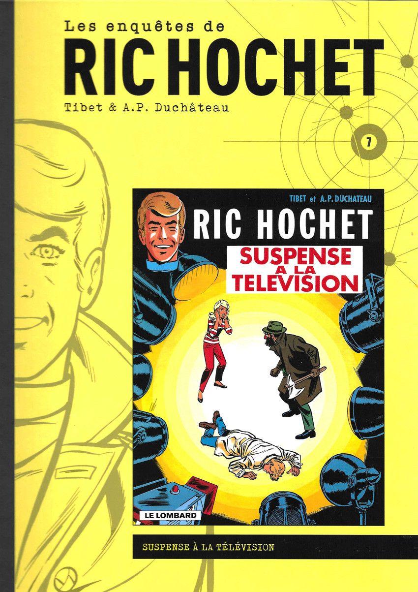 jaquette livre Les Enquêtes de Ric Hochet n°7 - Suspense à la télévision