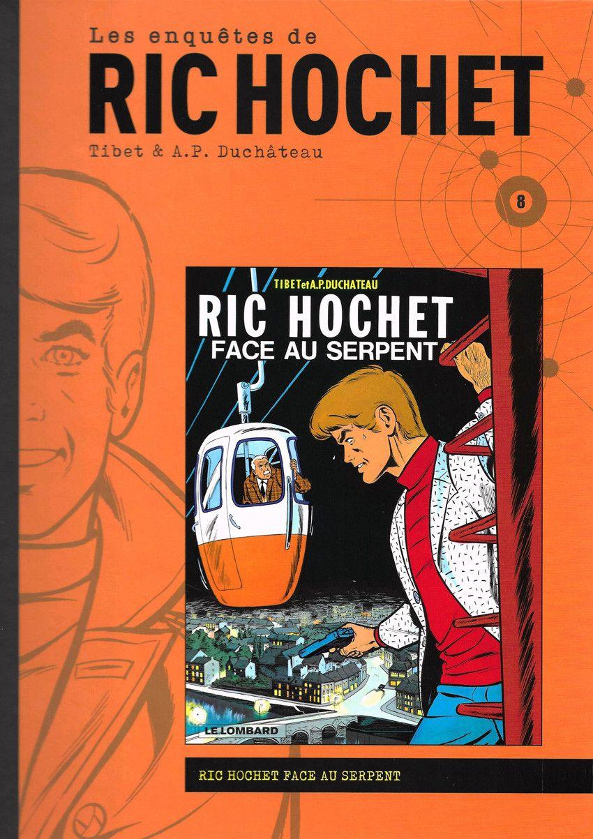 jaquette livre Les Enquêtes de Ric Hochet n°8 - Face au serpent