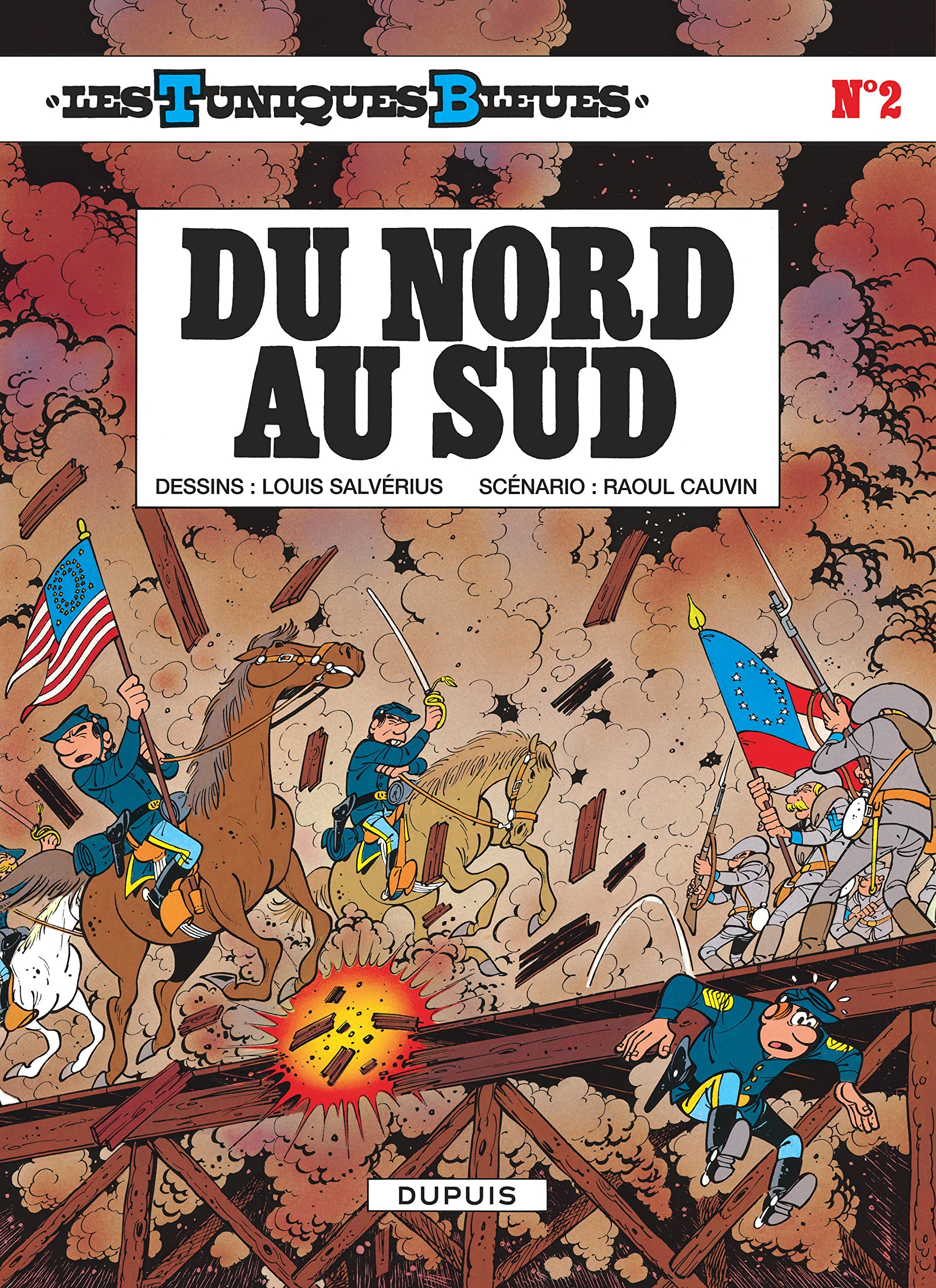 jaquette livre Les Tuniques bleues, tome 2 : Du nord au sud
