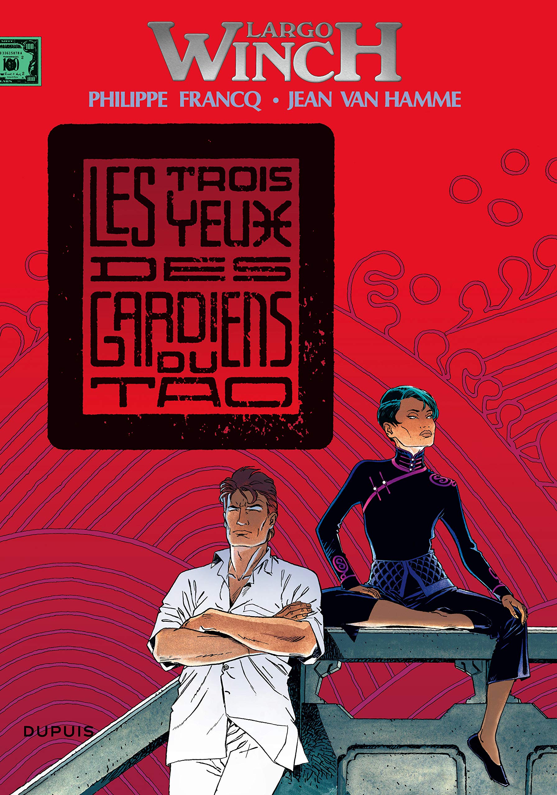 jaquette livre Largo Winch - tome 15 - Les 3 yeux des gardiens du tao
