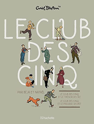 jaquette livre Le Club Des Cinq (Bd) - Coffret En Deux Volumes : Tome 1, Le Club Des Cinq Et Le Passage Secret - Tome 2, Le Club Des Cinq Et Le Trésor De L'île