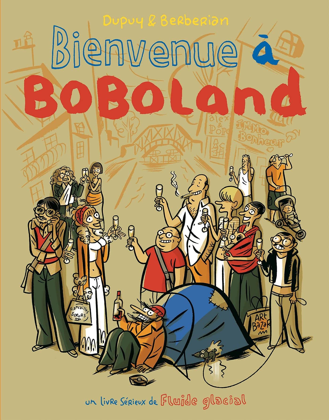 jaquette livre Bienvenue à Boboland, Tome 1 : Le comportement humain en milieu urbain
