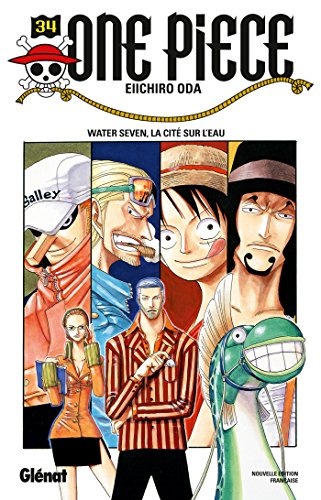jaquette livre One Piece - Tome 34 : Water Seven, la cité sur l'eau