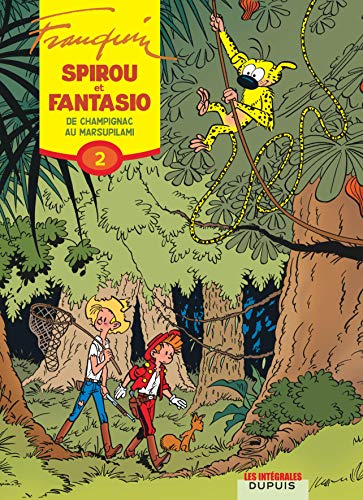 jaquette livre Spirou Et Fantasio Intégrale Tome 2 - De Champignac Au Marsupilami - 1950-1952