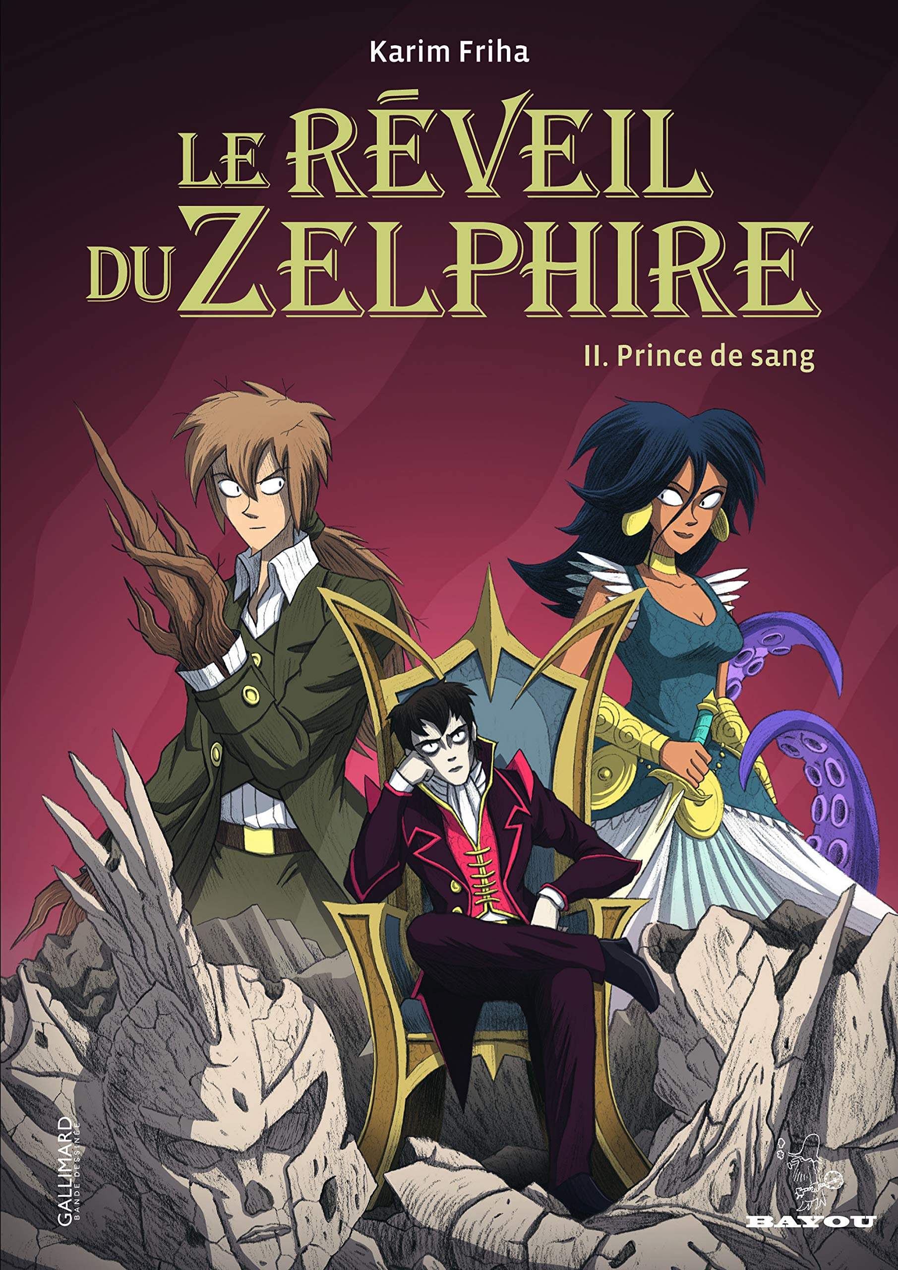 jaquette livre Le réveil du Zelphire (Tome 2-Prince de sang)
