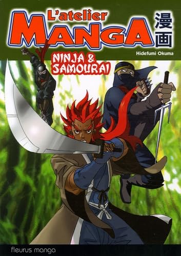 jaquette livre L'atelier Manga Ninja et samourai