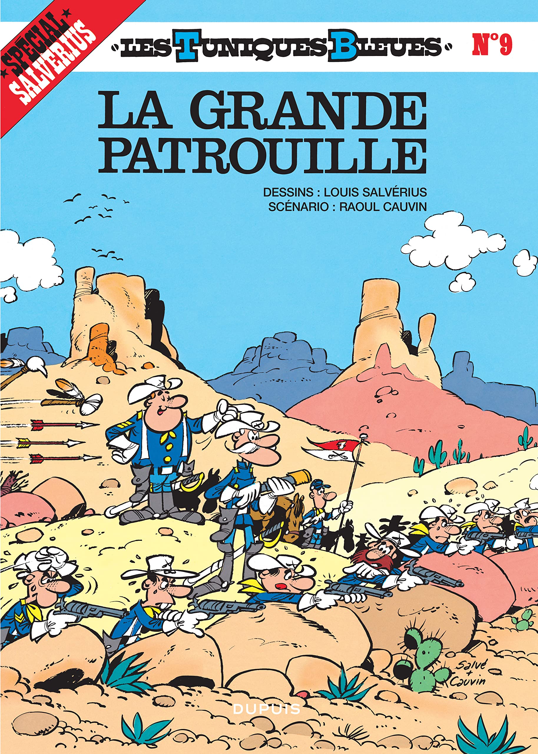 jaquette livre Les Tuniques bleues, tome 9 : La grande patrouille