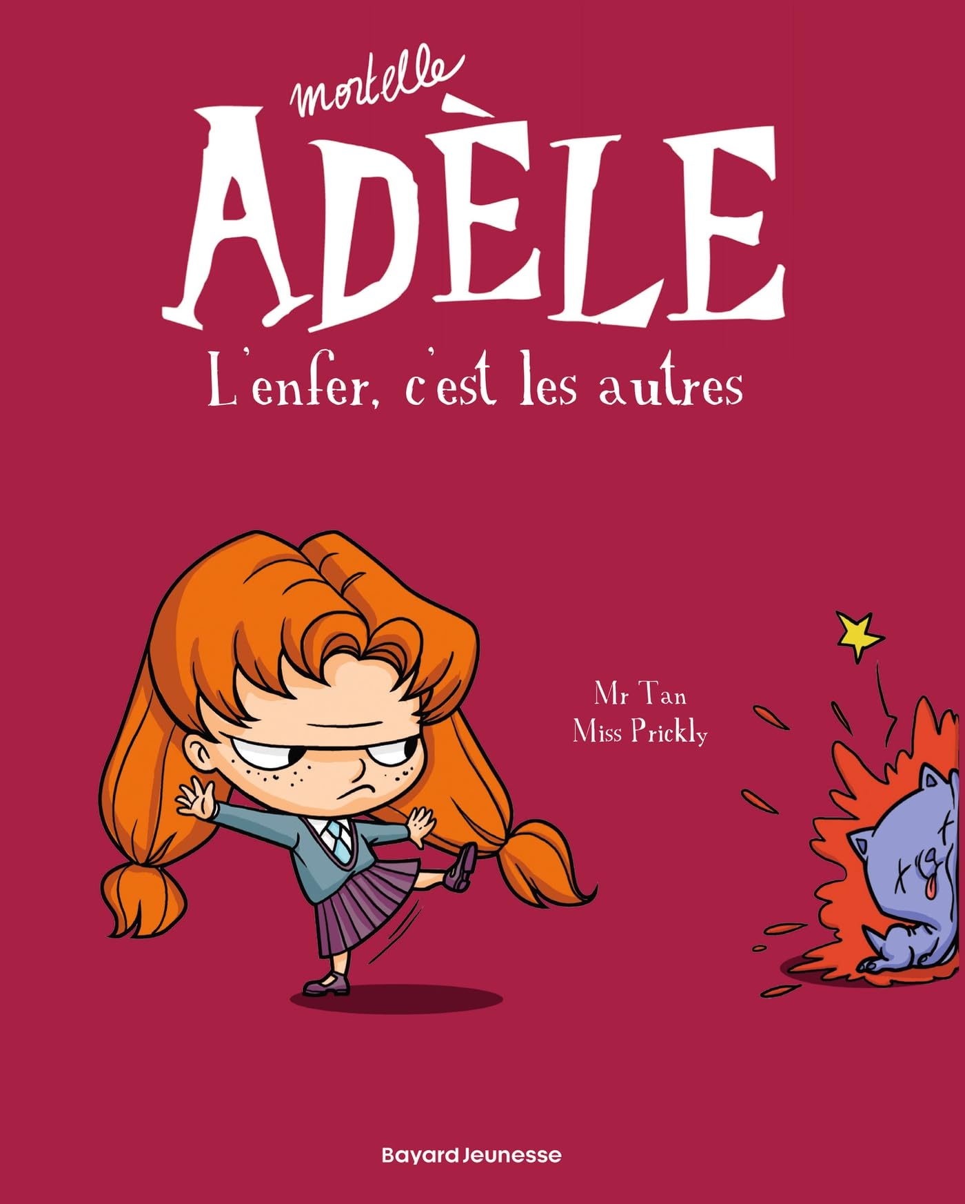 jaquette livre Mortelle Adèle. L'enfer c'est les autres (T2)
