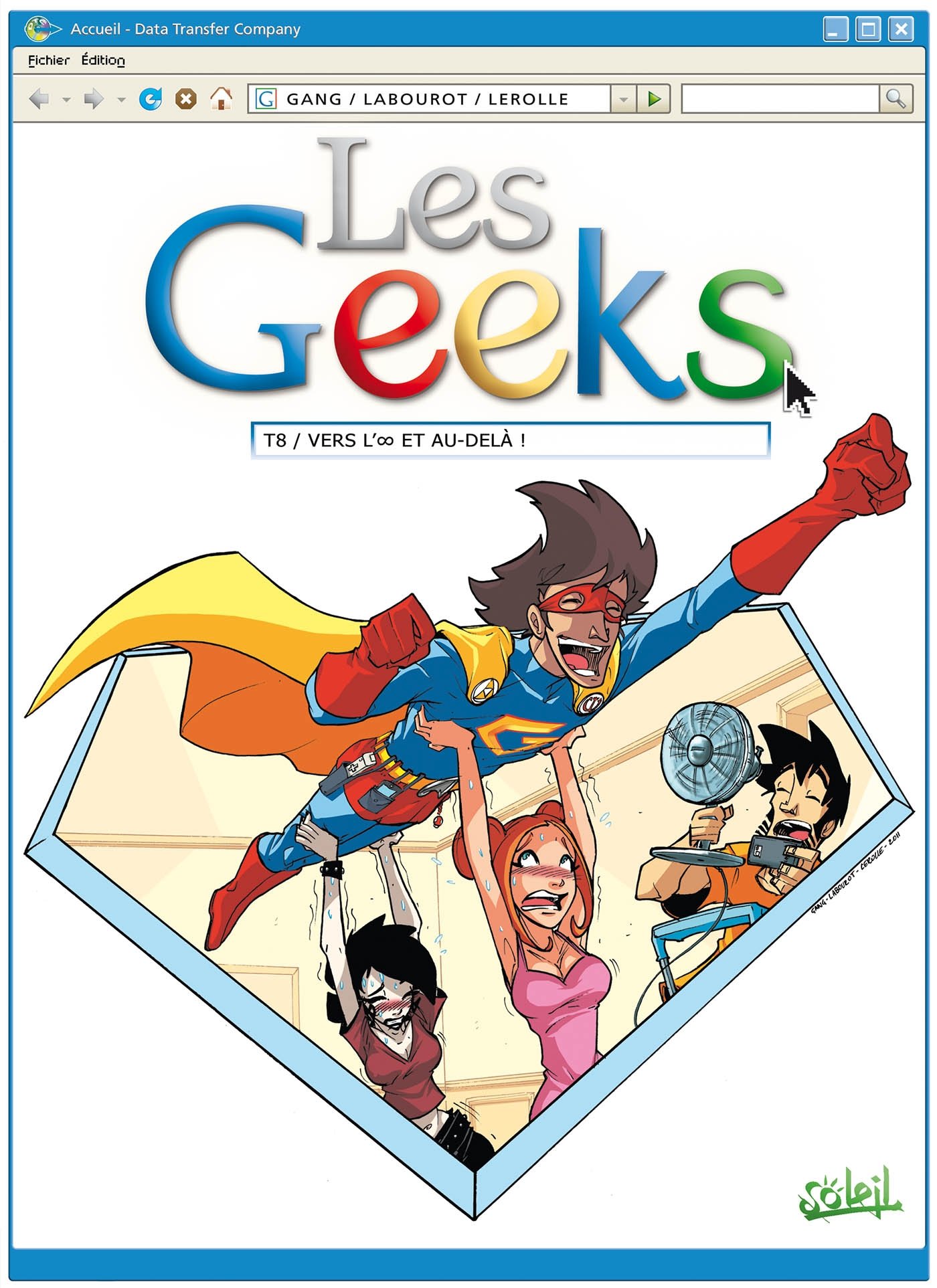 jaquette livre Les geeks T08 Vers l'infini et au delà