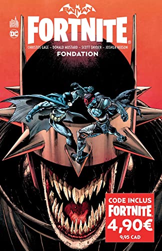 jaquette livre Batman Fortnite - Fondation