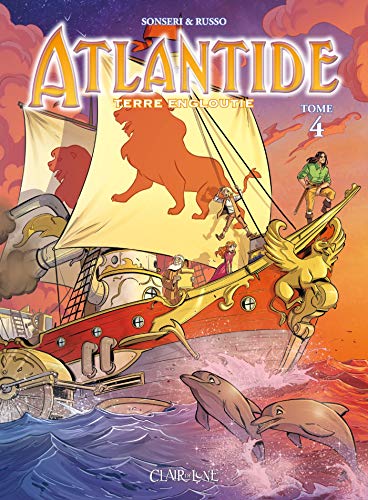 jaquette livre Atlantide Terre Engloutie Tome 4 - Mer Dangereuse