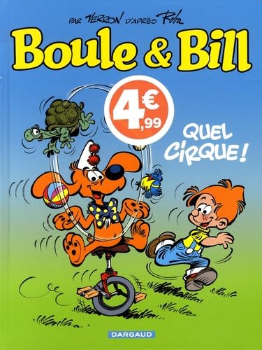 jaquette livre Boule & Bill Tome 29 - Quel Cirque !