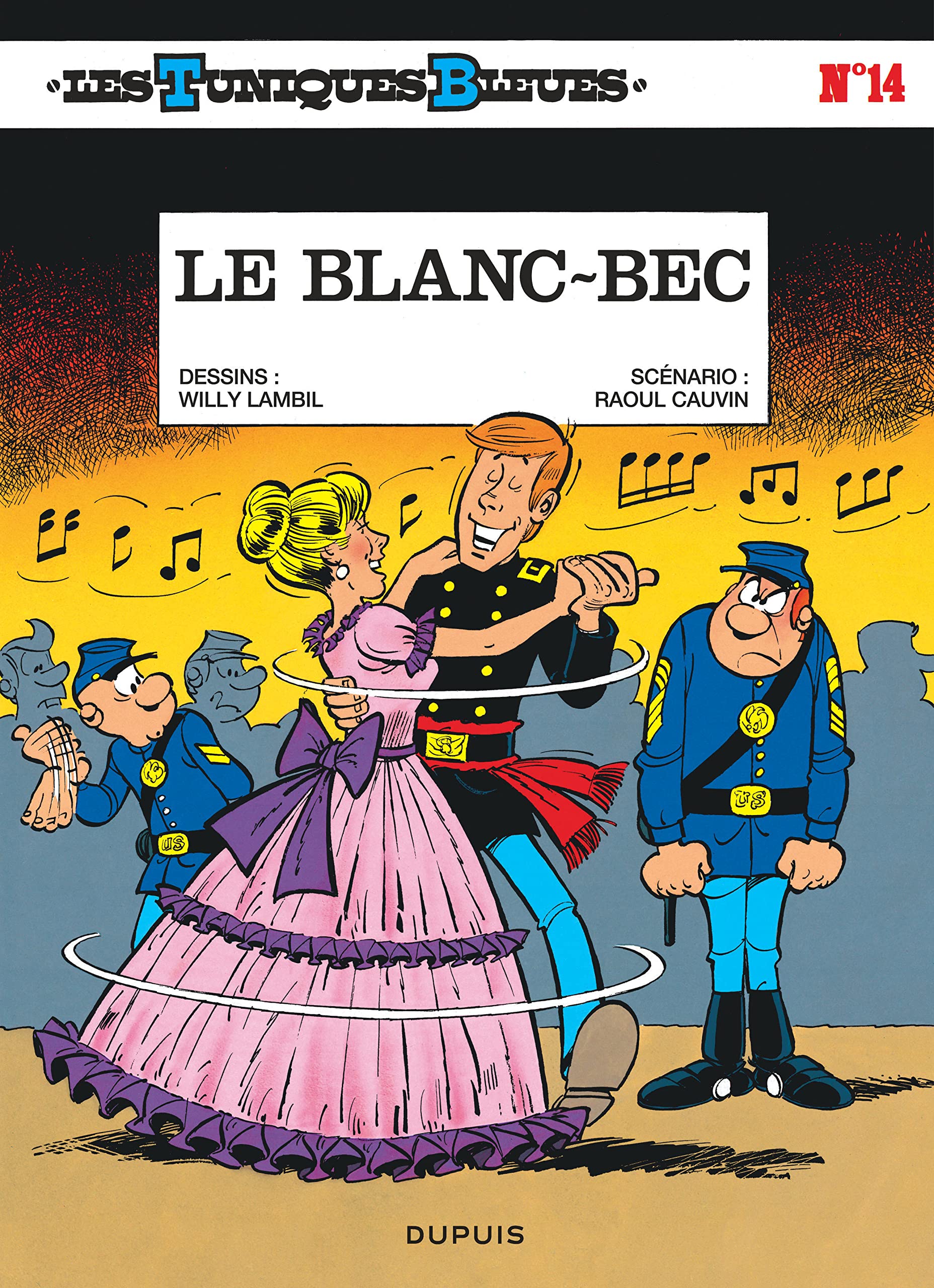 jaquette livre Les Tuniques bleues, tome 14 : Le blanc-bec