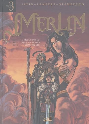 jaquette livre Merlin Tomes 1 À 3 - Tome 1, La Colère D'ahès - Tome 2, L'éveil Du Pouvoir - Tome 3, Le Cromm-Cruach
