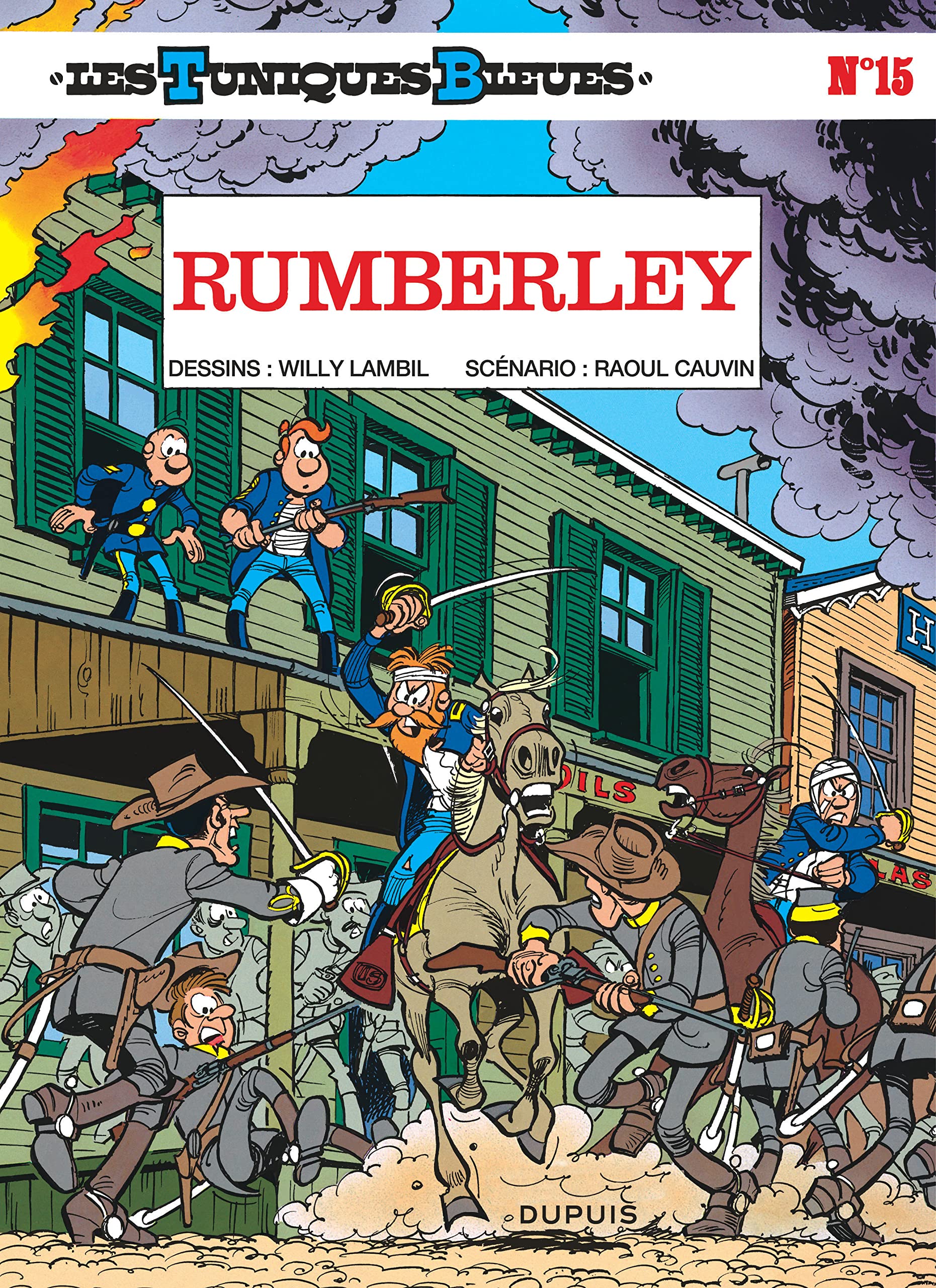 jaquette livre Les Tuniques bleues, tome 15 : Rumberley