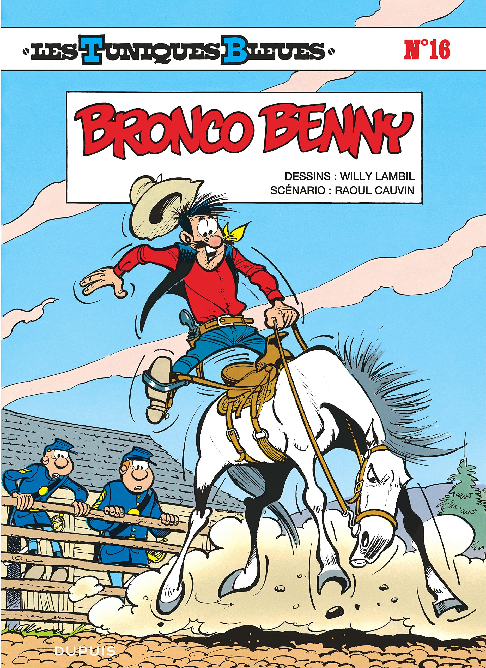 jaquette livre Les Tuniques bleues, tome 16 : Bronco Benny