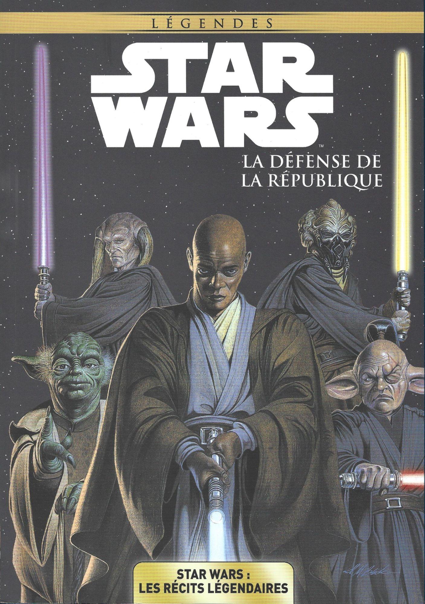 jaquette livre Star wars - la défense de la république (les récits légendaires 1)