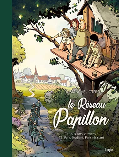 jaquette livre Le Réseau Papillon - Intégrale En 2 Volumes - Tome 1, Aux Arts, Citoyens ! - Tome 2, Paris Étudiant, Paris Résistant