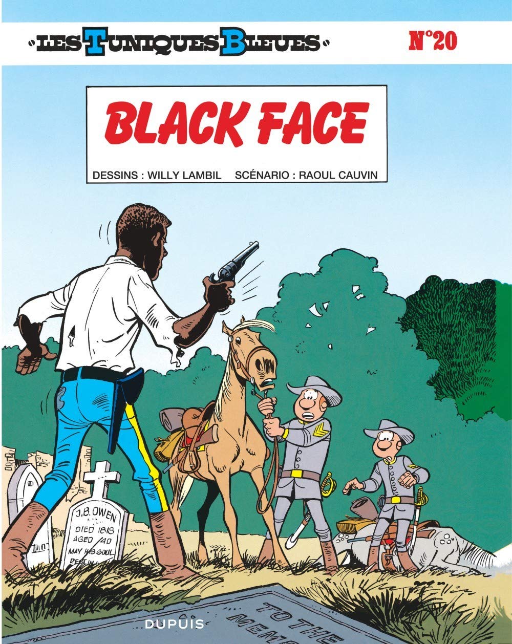 jaquette livre Les Tuniques bleues, tome 20 : Black face