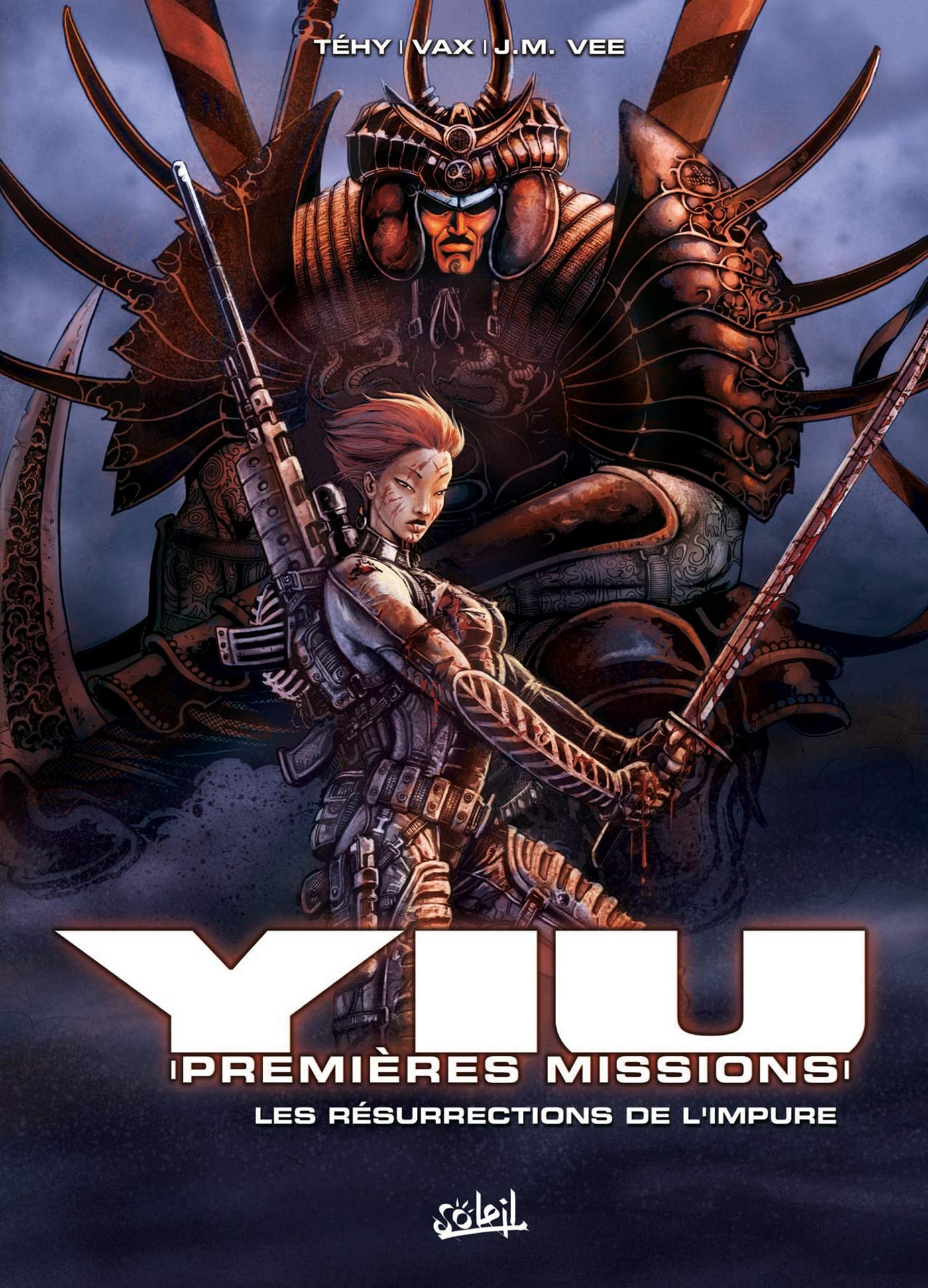 jaquette livre Yiu, premières missions, Tome 2 : Les résurrections de l'impure