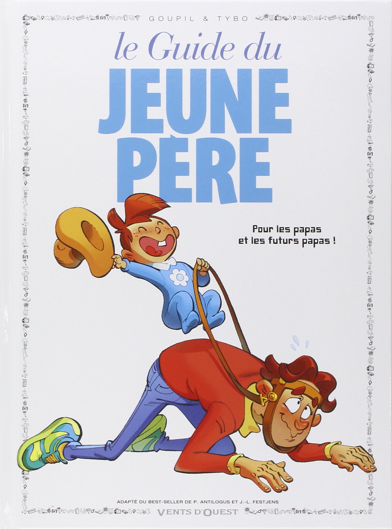 jaquette livre Guide du jeune père en BD