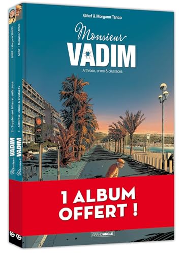 jaquette livre Monsieur Vadim Tomes 1 Et 2 - Pack Promo En 2 Volumes Dont Un Offert : Arthrose, Crime & Crustacés - Supplément Frites Et Sulfateuse