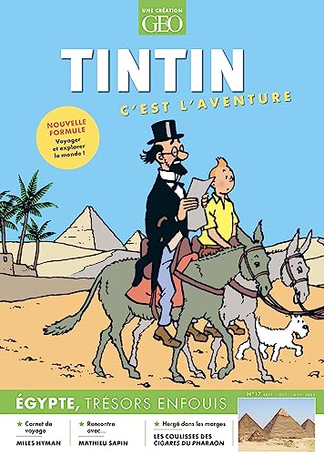 jaquette livre Tintin C'est L'aventure N°17 - L'égypte