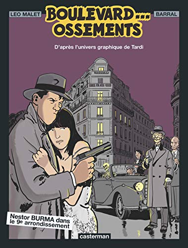 jaquette livre Nestor Burma Tome 8 - Boulevard - Ossements