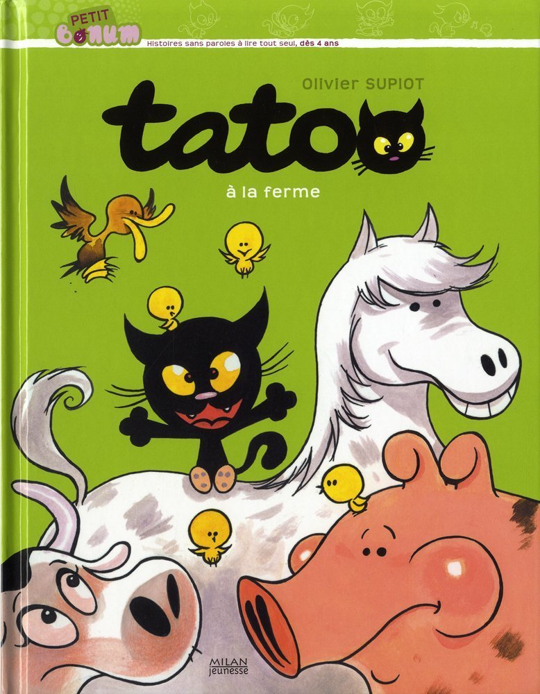 jaquette livre Tatoo à la ferme