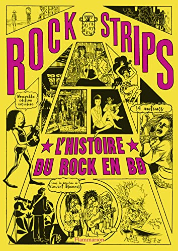 jaquette livre Rock Strips - L'histoire Du Rock En Bd - Nouvelle Édition Enrichie