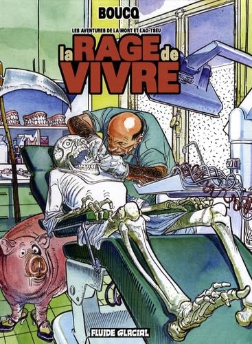 jaquette livre Les Aventures De La Mort Et Lao-Tseu Tome 1 - La Rage De Vivre