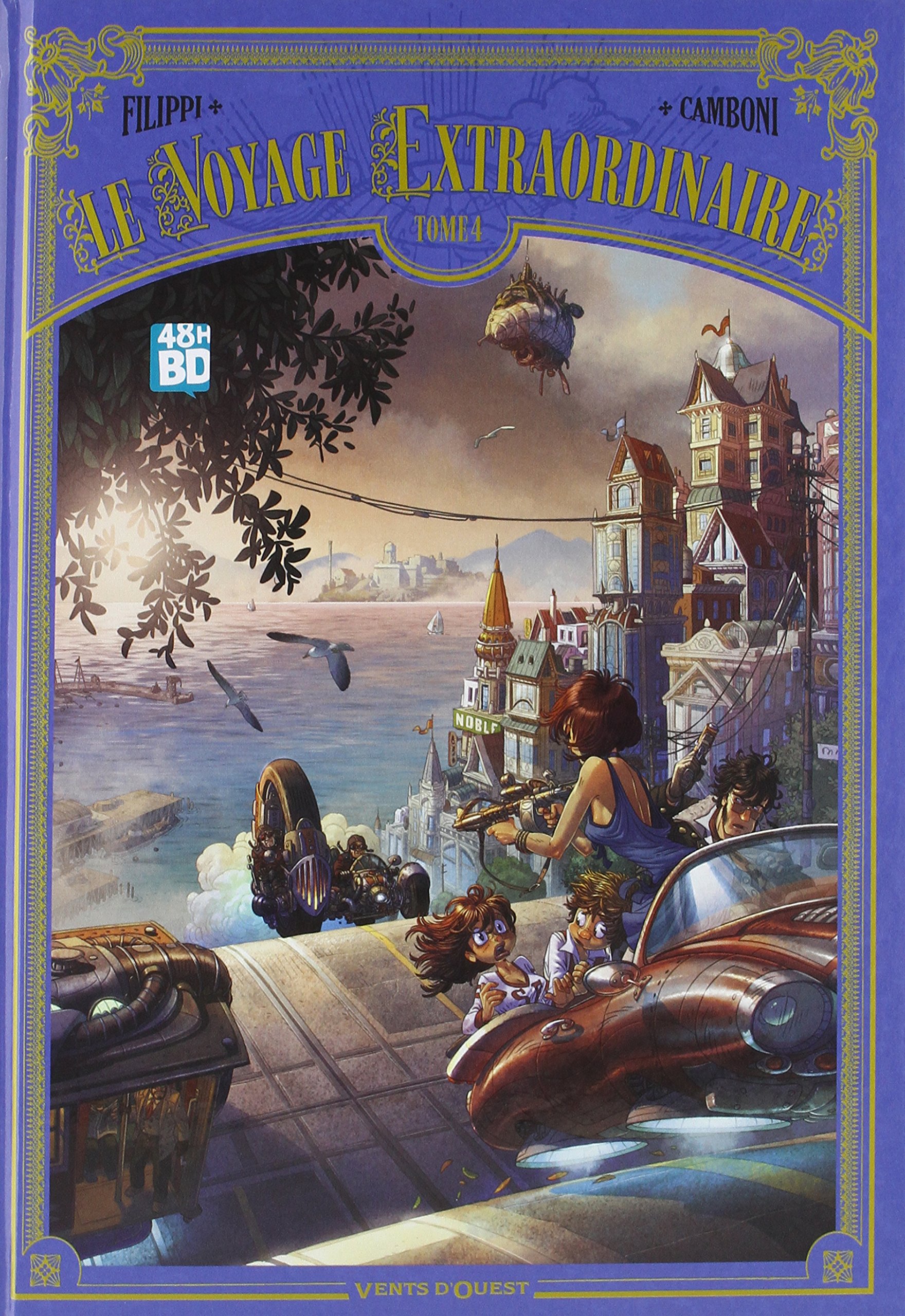 jaquette livre Le Voyage Extraordinaire T04 - 48H BD 2018
