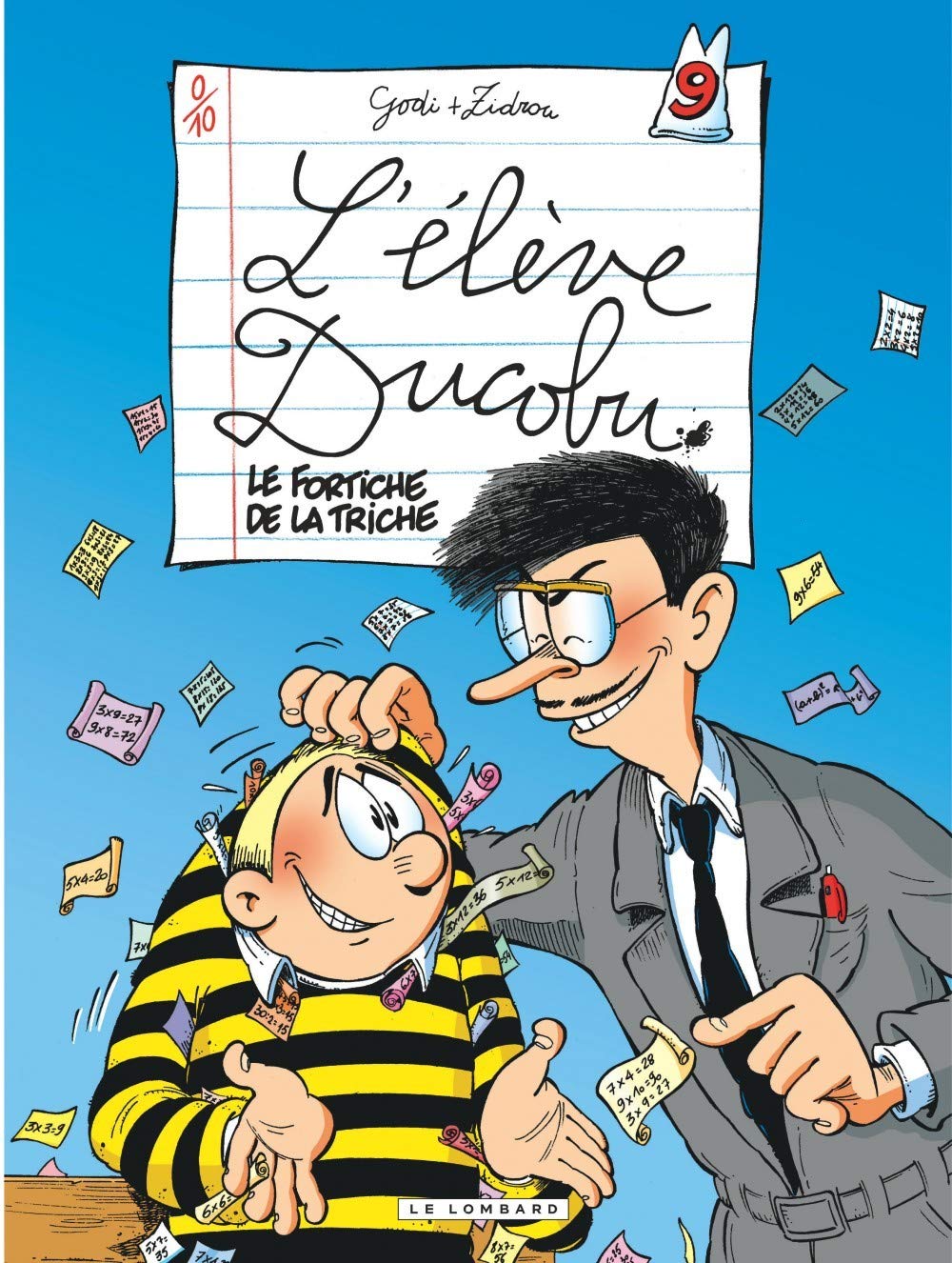 jaquette livre L'Elève Ducobu, tome 9 : Le Fortiche de la triche