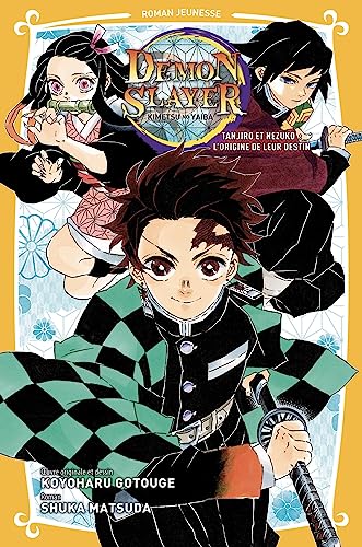 jaquette livre Demon Slayer - Roman jeunesse - Tome 1