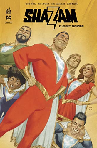 jaquette livre Shazam Rebirth Tome 2 - Les Sept Champions