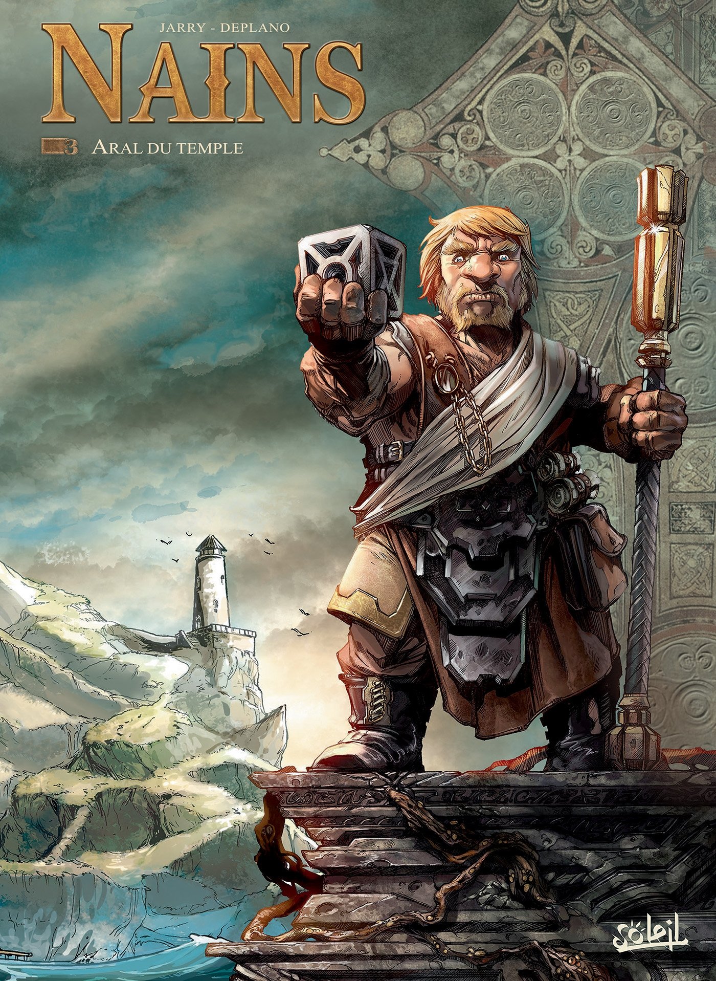 jaquette livre Nains T03 - Aral du Temple