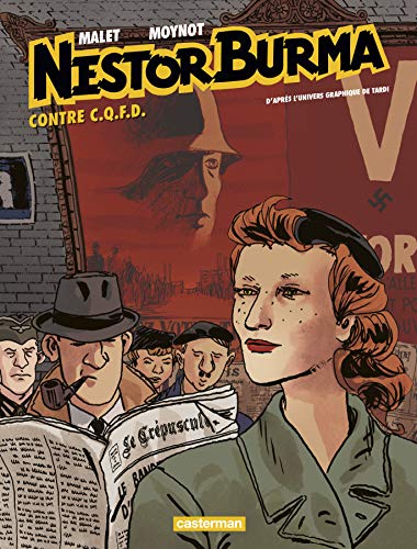 jaquette livre Nestor Burma Tome 10 - Nestor Burma Contre C.Q.F.D.