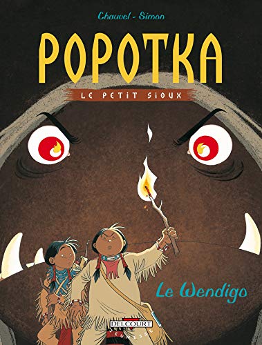 jaquette livre Popotka Le Petit Sioux Tome 2 - Le Wendigo