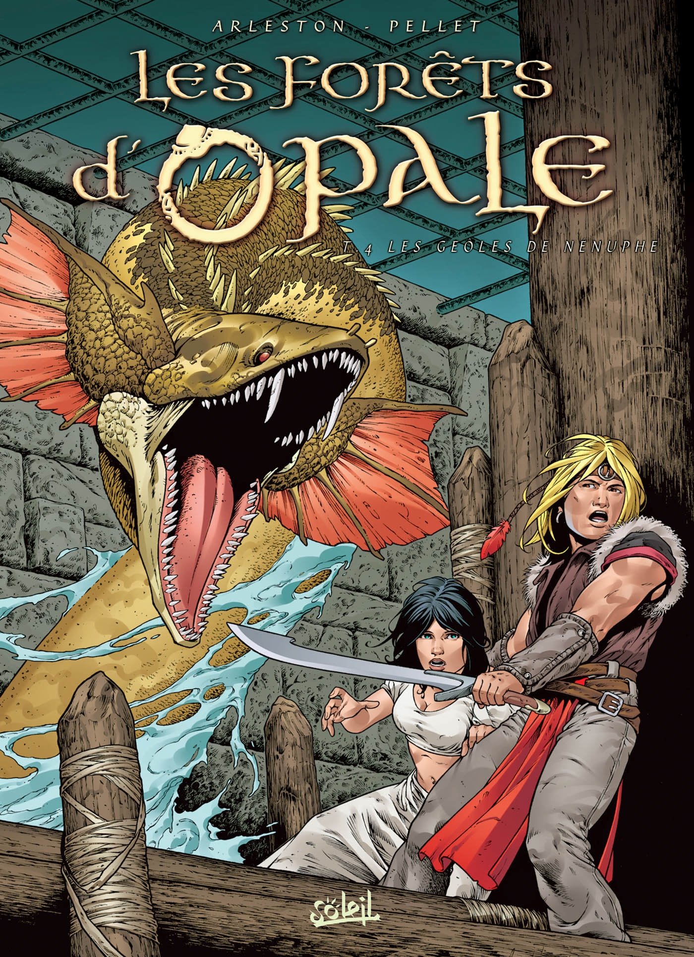 jaquette livre Les forêts d'Opale, Tome 4 : Les geôles de Nénuphe