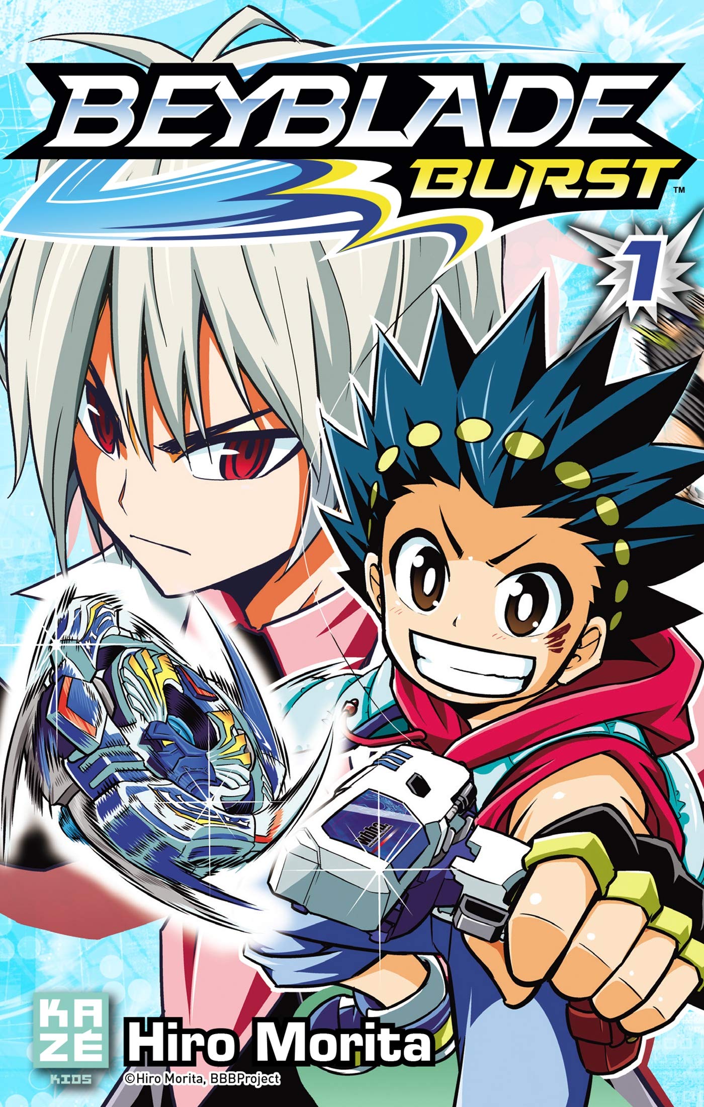 jaquette livre Beyblade Burst T01