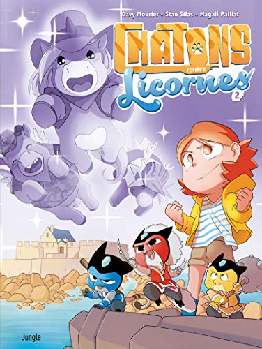 jaquette livre Chatons Contre - Tome 2 - Chatons Contre Licornes