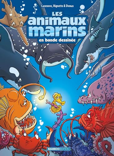jaquette livre Les Animaux Marins En Bande Dessinée Tome 7
