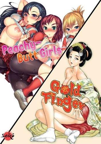 jaquette livre Pack Découverte Hentai - Peachy-Butt Girls - Gold Finger