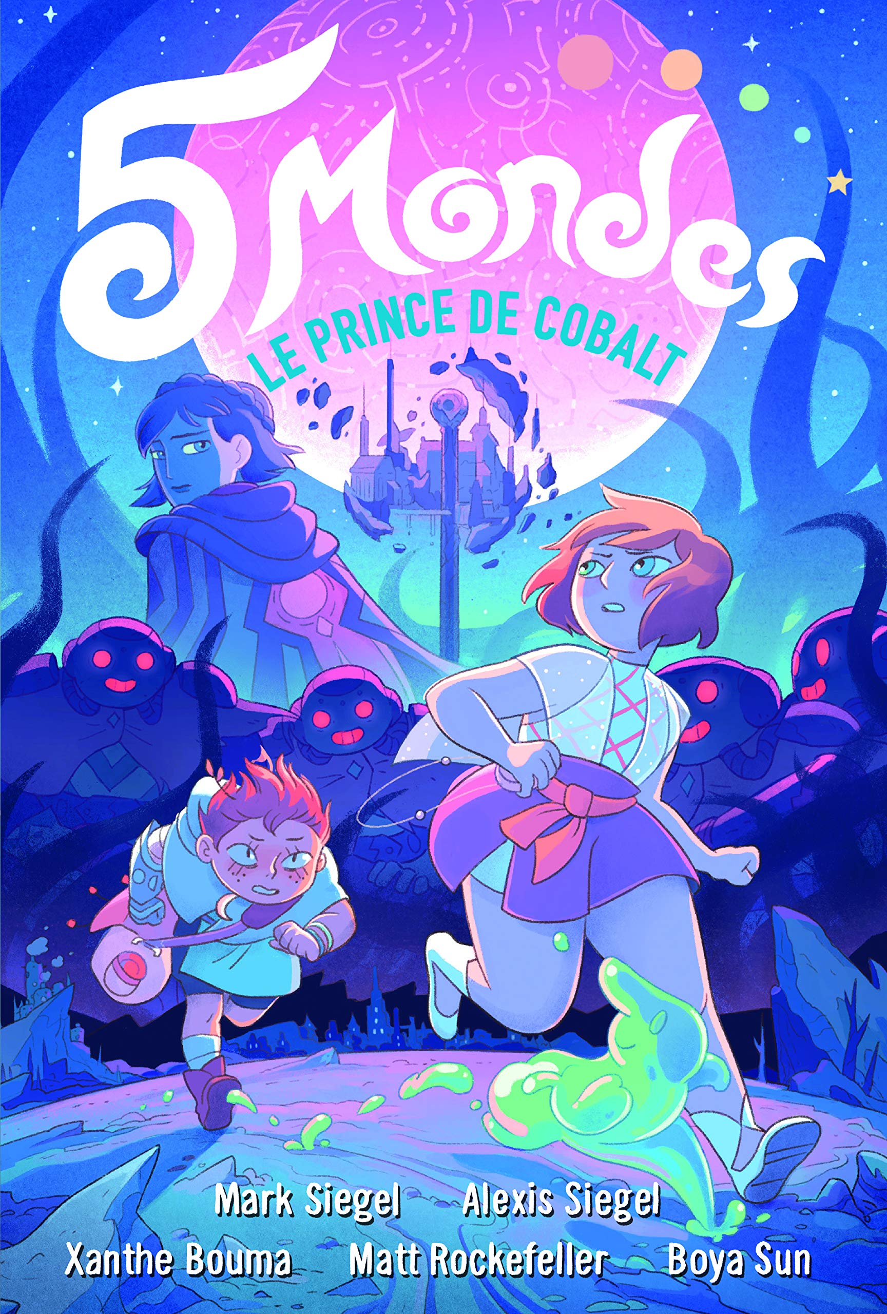 jaquette livre 5 Mondes (Tome 2-Le Prince de Cobalt)