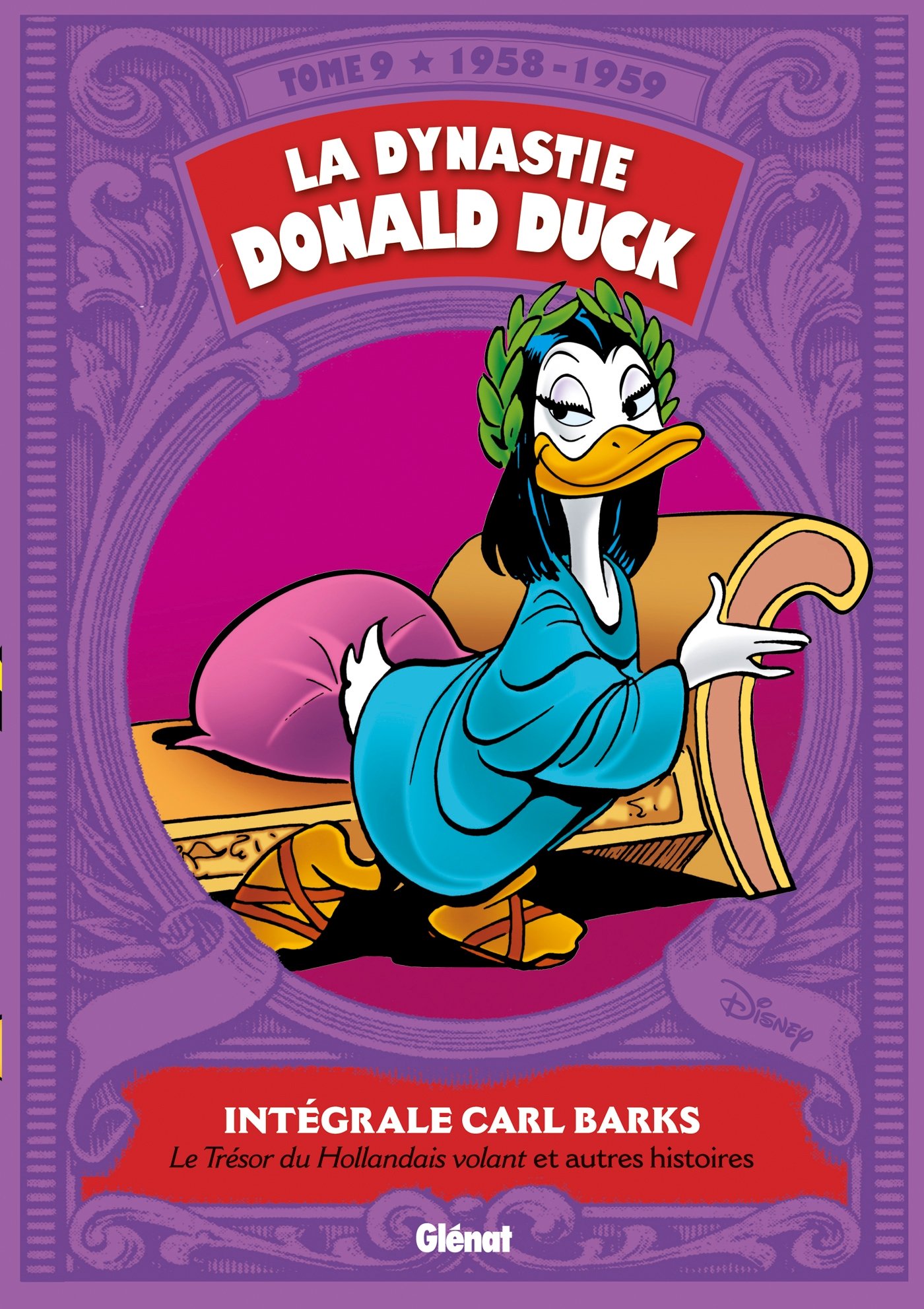 jaquette livre La Dynastie Donald Duck - Tome 09: 1958/1959 - Le trésor du Hollandais volant et autres histoires