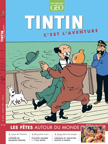 jaquette livre Tintin C'est L'aventure N°18 - La Fête - N°18