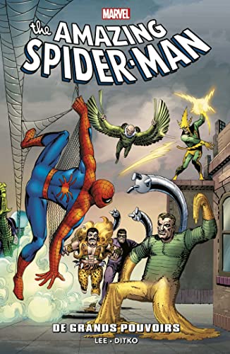 jaquette livre The Amazing Spider-Man - De Grands Pouvoirs